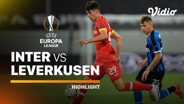 Highlights - Inter Milan vs Bayer Leverkusen I UEFA Europa League 2019/20