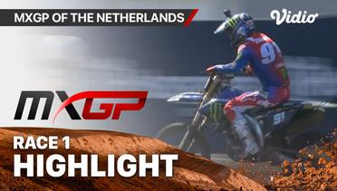 Highlights | Round 16 Netherlands: MXGP | Race 1 | MXGP 2023