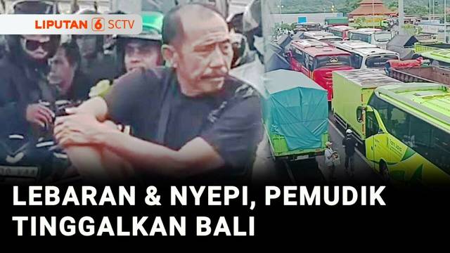 Puluhan Ribu Pemudik Keluar Bali Menuju Pulau Jawa | Liputan 6