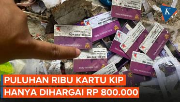 Penemuan KIP di Lapak Rongsokan, Puluhan Ribu Kartu Hanya Rp 800.000