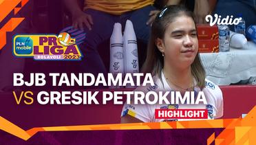 Highlights | Final Four Putri: Bandung BJB Tandamata vs Gresik Petrokimia Pupuk Indonesia  | PLN Mobile Proliga Putri 2023