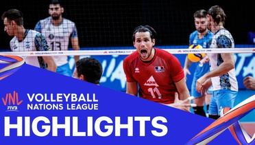 Match Highlight | VNL MEN'S - France 3 vs 0 Argentina | Volleyball Nations League 2021