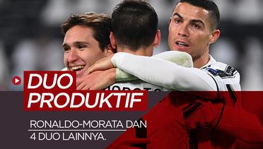 Duo Penyerang Paling Produktif di Eropa, Cristiano Ronaldo-Alvaro Morata Paling Buncit