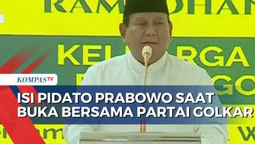 Hadir Bersama Gibran, Prabowo: Peran Golkar Sangat Besar saat Kampanye