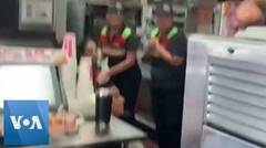 People Take Shelter in Burger King Amid Gunshots in Mexico
