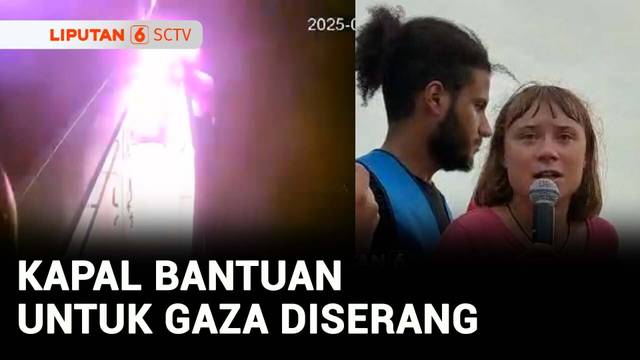 Kapal Bawa Bantuan Gaza Diserang Drone di Tunisia, Bagian Dek Rusak | Liputan 6