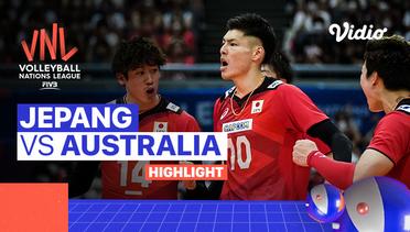 Match Highlights | Jepang vs Australia | Men's Volleyball Nations League 2022