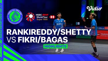Satwiksairaj Rankireddy/Chirag Shetty (IND) vs Muhammad Shohibul Fikri/Bagas Maulana (INA) - Highlights  | Yonex All England Open Badminton Championships
