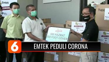Emtek Peduli Corona Sebar Bantuan APD untuk Tim Medis di Surabaya, Kendal, dan Semarang