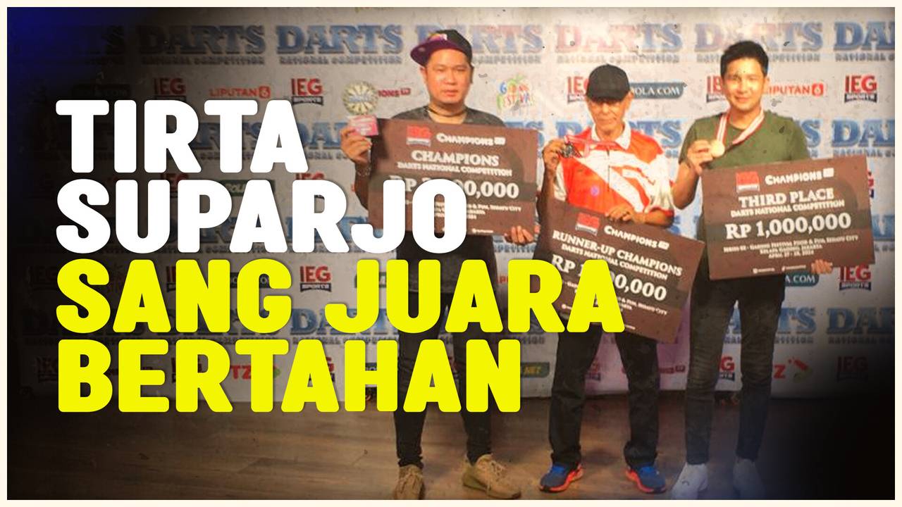 Tirta Suparjo Berhasil Pertahankan Gelar Juara di Darts National ...