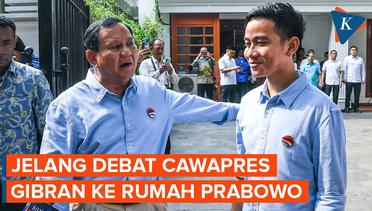 Gibran Sowan ke Rumah Prabowo Sebelum ke Lokasi Debat Cawapres