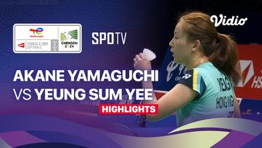 Akane Yamaguchi (JPN) vs Yeung Sum Yee (HKG) - Highlights | Uber Cup Chengdu 2024 - Women's Singles
