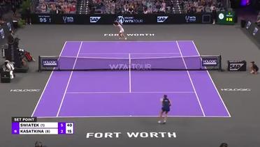 Match Highlights | Iga Swiatek vs Daria Kasatkina | WTA Finals Fort Worth 2022