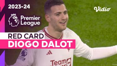 Kartu Merah: Diogo Dalot (Man United) | Liverpool vs Man United | Premier League 2023/24