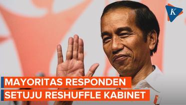 Hasil Survei Charta Politika Setuju Jika terjadi Reshuffle di Kabinet Jokowi