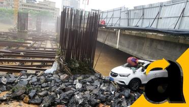 Ngeri, Begini Suasana Banjir di Tiongkok yang Menewaskan 15 Orang