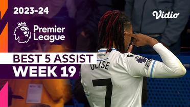 5 Assist Terbaik | Matchweek 19 | Premier League 2023/24