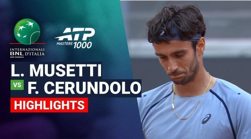 Lorenzo Musetti vs Francisco Cerundolo - Round 3 (Campo Centrale) | ATP 1000: Internazionali BNL d'Italia 2026