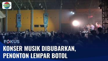 Konser Musik di Makassar Dibubarkan, Penonton Bereaksi dengan Lempar Botol | Fokus