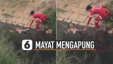 Viral Dikira Mayat Mengapung di Sungai Ternyata Sedang Berendam