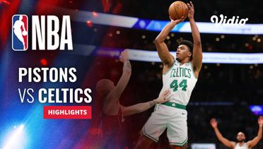 Detroit Pistons vs Boston Celtics - Highlights | NBA Regular Season 2023/24