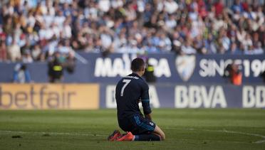 Ronaldo Gagal Eksekusi Penalti, Real Madrid Ditahan Malaga