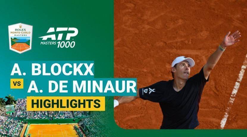 Alexander Blockx vs Alex de Minaur - Round of 16 (Court des Princes) | ATP 1000: Rolex Monte-Carlo Masters 2026