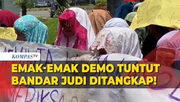 Emak-emak di Medan Tuntut Polisi Segera Tangkap Bandar Judi Online