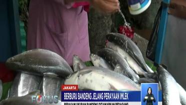 Jelang Imlek, Ikan Bandeng di Pasar Rawa Belong Banyak Diburu Warga - Fokus