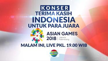 Mari Bersama Rayakan Pahlawan Bangsa Peraih Medali di Konser Terimakasih Indonesia untuk Para Juara