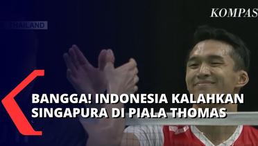 Hasil Penyisihan Piala Thomas: Indonesia Berhasil Kalahkan Singapura!