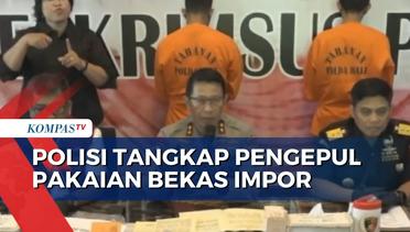 Polisi Tangkap 2 Pengepul Pakaian Bekas Impor di Tabanan Bali