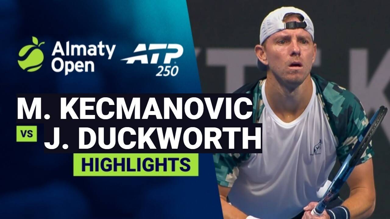 Miomir Kecmanovic vs James Duckworth - Round 1 | ATP 250: Almaty Open 2026