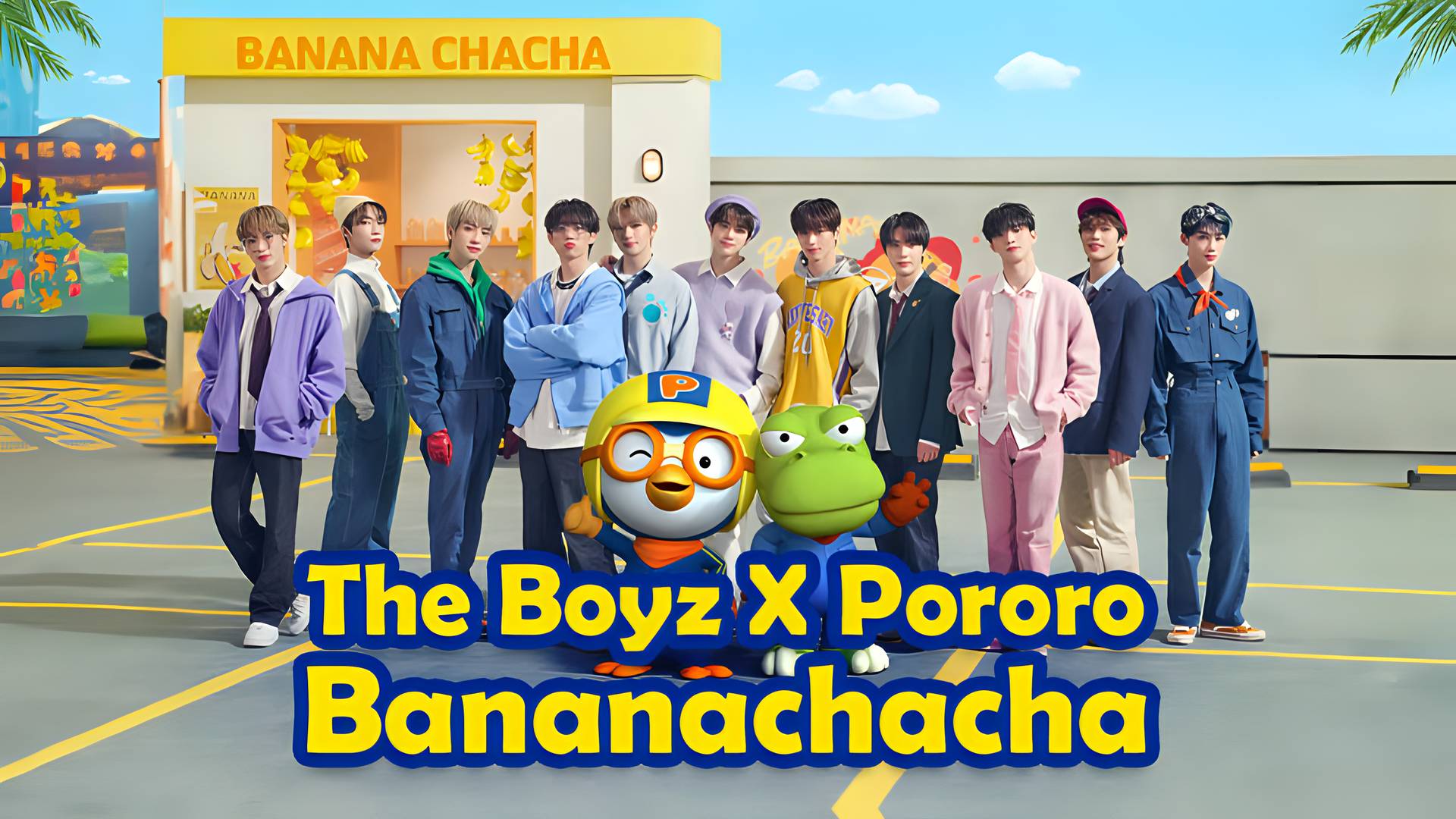 The Boyz x Pororo 'Bananachacha'