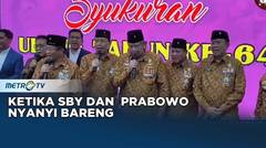 SBY-Prabowo Akrab, Duduk Sebelahan & Nyanyi Bareng