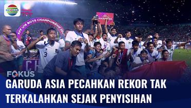 Rekor, Garuda Asia Sama Sekali Tak Tersentuh Kekalahan di Piala AFF U-16! | Fokus
