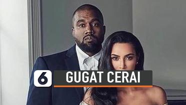 Kim Kardashian Resmi Gugat Cerai Kanye West