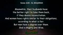 verse 225 to 230 (Chapter 2) AL BAQARAH