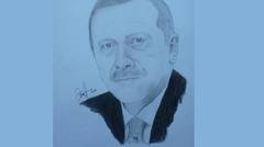 Membuat Sketsa Bapak Erdogan || #2