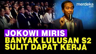 Cerita Miris Jokowi, Ada Lulusan S2 Sulit Cari Kerja jadi Pengangguran & Tukang Sapu