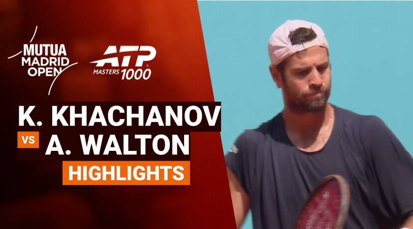 Karen Khachanov vs Adam Walton - Round 2 (Stadium 3) | ATP 1000: Mutua Madrid Open 2026