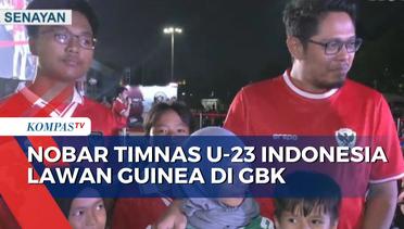 Yuk, Intip Keseruan Nobar Timnas U-23 Indonesia Vs Guinea di Stadion GBK!