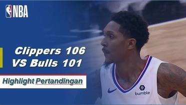 NBA | Cuplikan Hasil Pertandingan : Clippers 106 VS Bulls 101