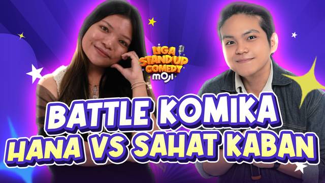Hana Christie (Jakut) vs Sahat Kaban (Tangsel) | Liga Stand Up Comedy Moji Episode 11