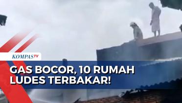 Tabung Gas Bocor, 10 Rumah Kontrakan di Tanjung Duren Jakarta Ludes Terbakar!