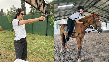6 Gaya Sporty Paula Verhoeven, Tampil Kece Saat Berkuda Hingga Menembak