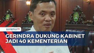 Gerindra Dukung Penambahan Kabinet Jadi 40 Kementerian: Sangat Bagus!