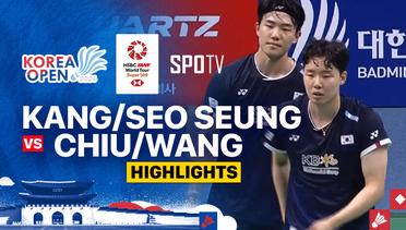 Kang Min Hyuk/Seo Seung Jae (KOR) vs Chi Hsiang Chieh/Wang Chi-Lin (TPE)  - Highlights | Korea Open 2024 - Men's Doubles