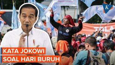 Jokowi Ucapkan Selamat Hari Buruh Internasional
