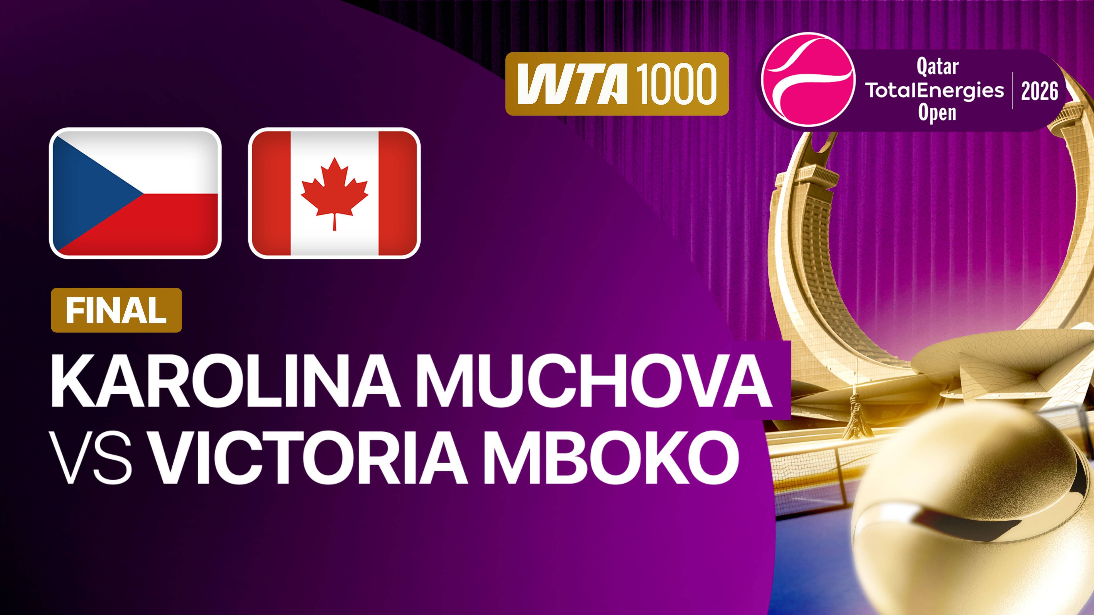 WTA 1000: Qatar TotalEnergies Open 2026 - Final